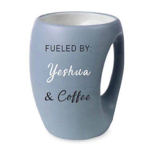 Fueled By Yeshua Coffee Mug Gray