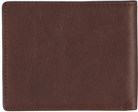 Trust in the Lord Dark Brown Full Grain Leather Wallet - Proverbs 3:5