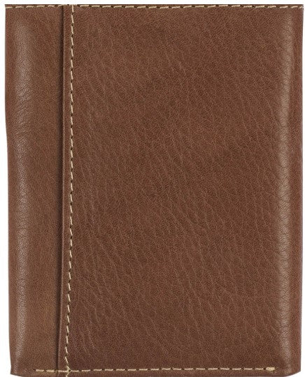 Wallet-Genuine Leather-Trifold Wallet w/Fish Emblem