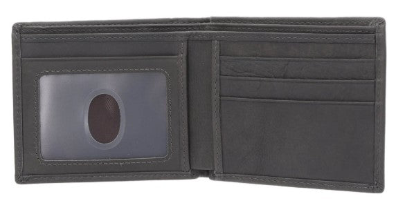 Wallet-Leather-Strong In The Lord-Gray Eph. 6:10