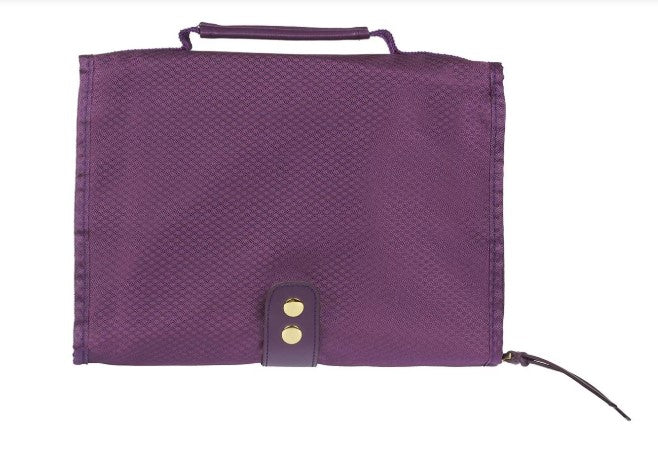 Grace Purple Tri-fold Organizer Bible Cover