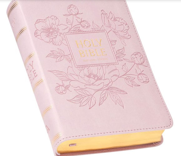 Ballet Pink Large Print Compact King James Version Bible