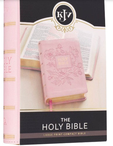 Ballet Pink Large Print Compact King James Version Bible