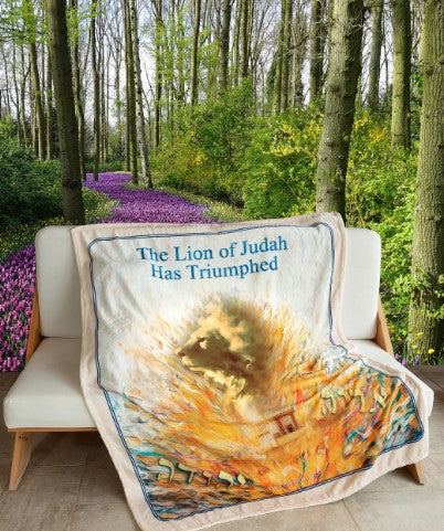 Lion of Judah Plush Blanket