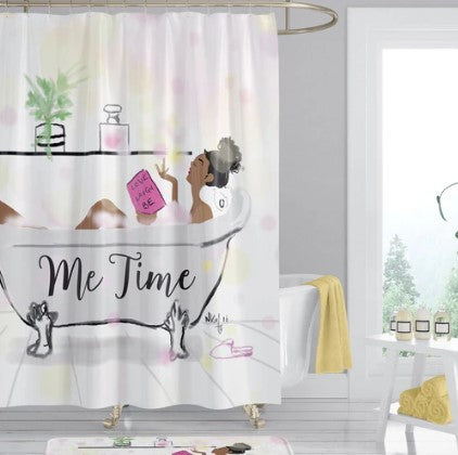 ME TIME SHOWER CURTAIN