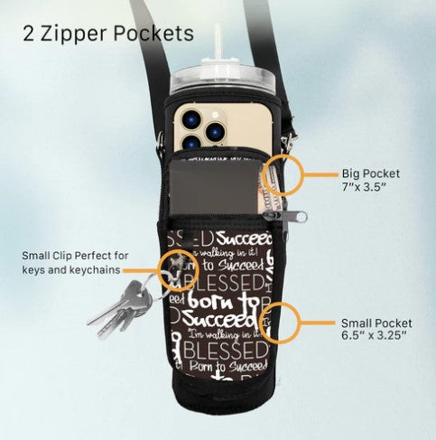 Born to Succeed Tumbler Carrier