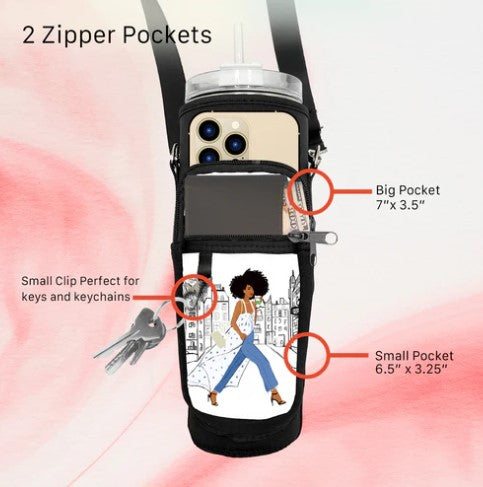 Mudcloth Tumbler Carrier