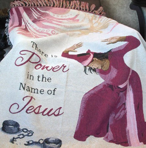 "Power" Tapestry Throw