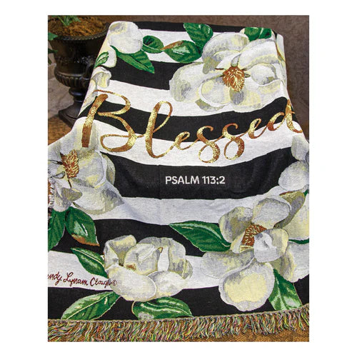 BLESSED MAGNOLIA THROW