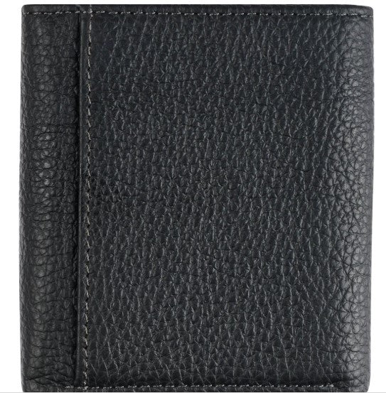 Walk by Faith Black Genuine Leather Wallet - 2 Corinthians 5:7